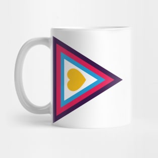 Polyamory Pride Minimalist - Trieception - (New Colors) Mug